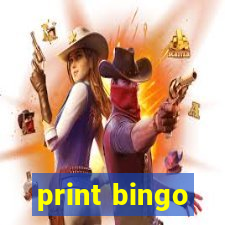 print bingo